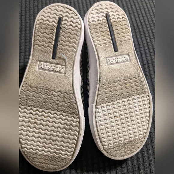 Girls Zebra Print Glitter Boat Shoes - Picture 7 of 7